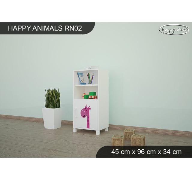 45cm W Chip Resistant Animals Kids Cube Happy Babies Colour: White on Productcaster.