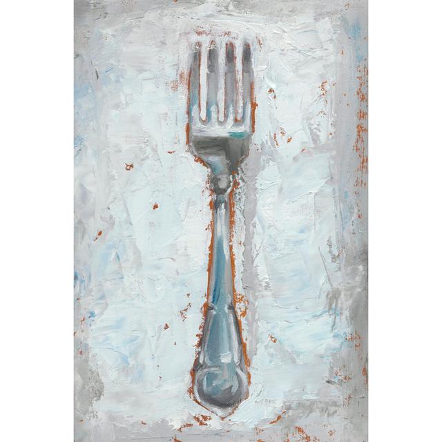 Impressionist Flatware II by Ethan Harper - Wrapped Canvas Art Prints August Grove Size: 30cm H x 20cm W x 3.8cm D on Productcaster.