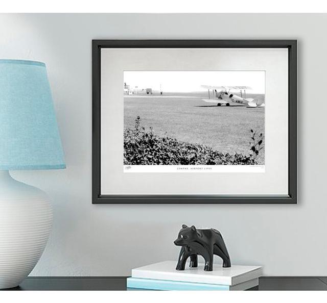 'Lympne, Airport C1955' by Francis Frith - Picture Frame Photograph Print on Paper The Francis Frith Collection Size: 28cm H x 36cm W x 2.3cm D on Productcaster.