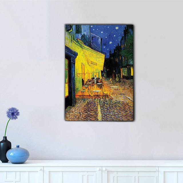 Leinwandbild Terrazza Di Un Caff Di Notte von Vincent Van Gogh Marlow Home Co. on Productcaster.