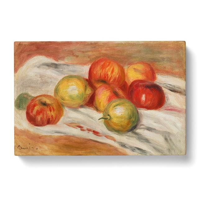 Still Life with Fruits Vol.3 by Pierre-Auguste Renoir - Wrapped Canvas Painting East Urban Home Size: 50cm H x 76cm W x 3cm D on Productcaster.