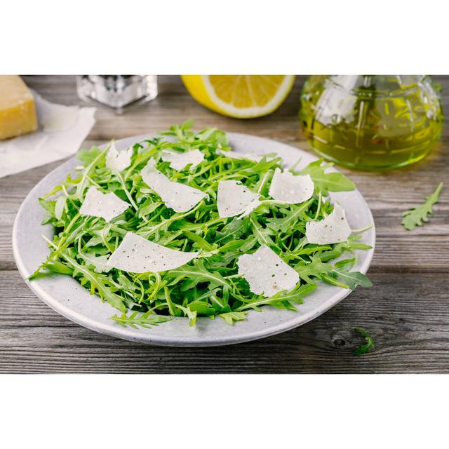 Green Arugula Salad - Wrapped Canvas Photograph Ebern Designs Size: 51cm H x 76cm W x 3.8cm D on Productcaster.