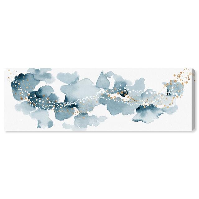 'Blue Cloud Sky' Graphic Art on Canvas East Urban Home Size: 25.4 cm H x 76.2 cm W x 3.8 cm D on Productcaster.