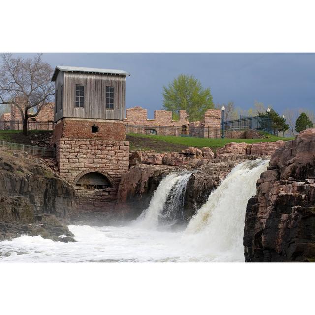 Waterfalls Sioux Falls by Lynngrae - No Frame Art Prints on Canvas 17 Stories Size: 61cm H x 91cm W on Productcaster.