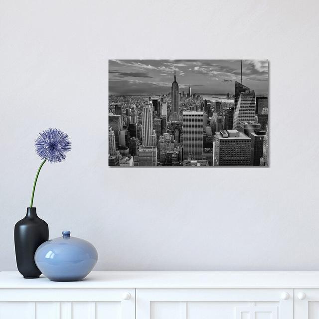 NYC Sky View by David Gardiner - Wrapped Canvas Print Ebern Designs Size: 31cm H x 46cm W x 1.9cm D on Productcaster.