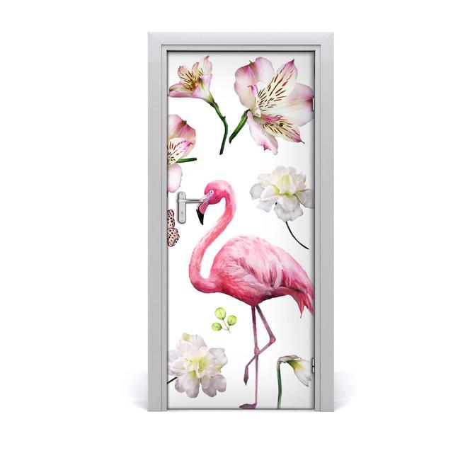 Tropical Collection Adhesive Door Sticker East Urban Home on Productcaster.