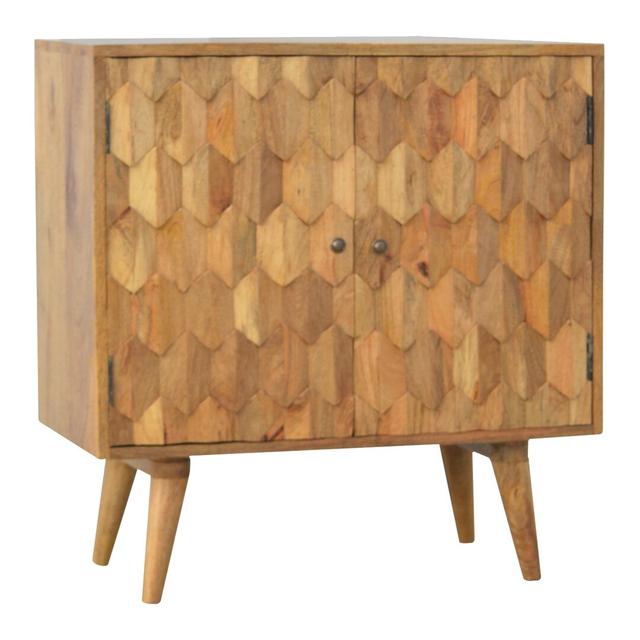 Longkesh Solid Wood Highboard George Oliver on Productcaster.