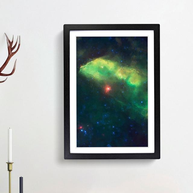 Universe in Abstract Vol.18 - Picture Frame Graphic Art Print East Urban Home Frame Option: Black Framed, Size: 48cm H x 36cm W x 2cm D on Productcaster.