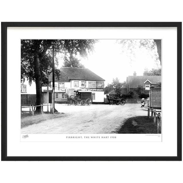 Pirbright, The White Hart 1908 by Francis Frith - Single Picture Frame Print The Francis Frith Collection Size: 40cm H x 50cm W x 2.3cm D on Productcaster.