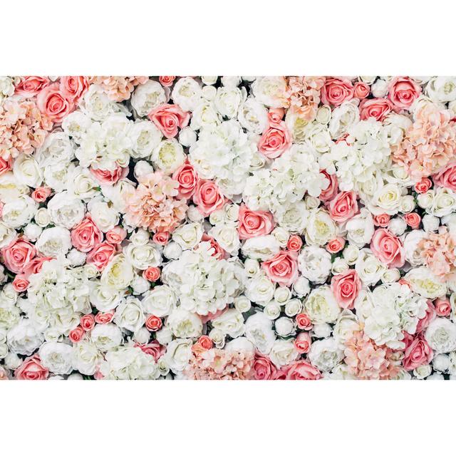 Photo Of Floral Wall by CoffeeAndMilk - No Frame Art Prints on Canvas 17 Stories Size: 20cm H x 30cm W on Productcaster.