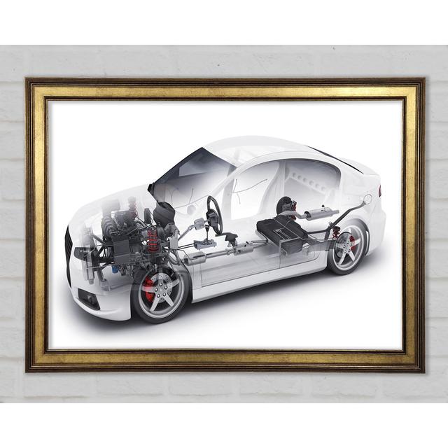 Inside Of A Car Diafram - Single Picture Frame Art Prints Borough Wharf Size: 42cm H x 59.7cm W x 1.5cm D on Productcaster.