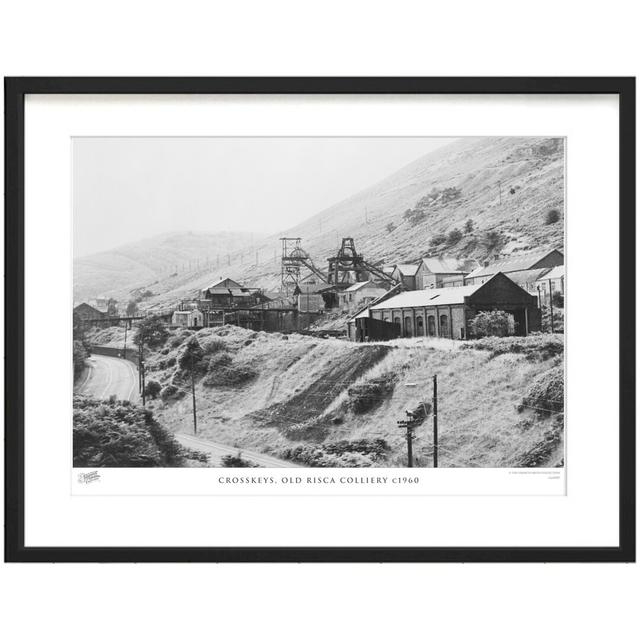 'Crosskeys, Old Risca Colliery C1960' - Picture Frame Photograph Print on Paper The Francis Frith Collection Size: 45cm H x 60cm W x 2.3cm D on Productcaster.