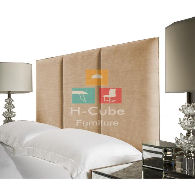 H-Cube Furniture Alton Tri-Panel Padded Divan Bed Base Headboard Chenille Fabric - Various Heights -Thickness 3 Inches (Approx) With Struts & Fixing on Productcaster.