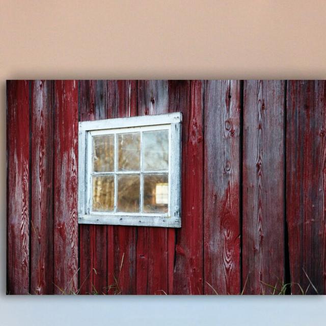 Old Window by Sylvia Cook - Wrapped Canvas Photograph Print East Urban Home Size: 41cm H x 61cm W on Productcaster.