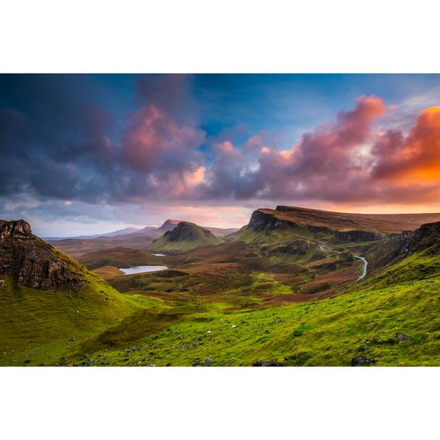 Sunset At The Quiraing by Schroptschop - Print Alpen Home Size: 81cm H x 122cm W on Productcaster.