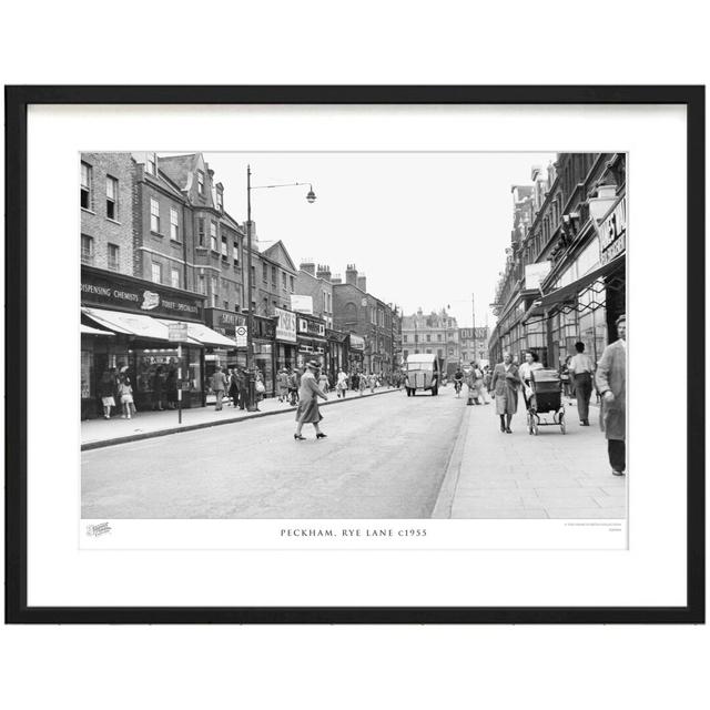 'Peckham, Rye Lane C1955' by Francis Frith - Picture Frame Photograph Print on Paper The Francis Frith Collection Size: 40cm H x 50cm W x 2.3cm D on Productcaster.