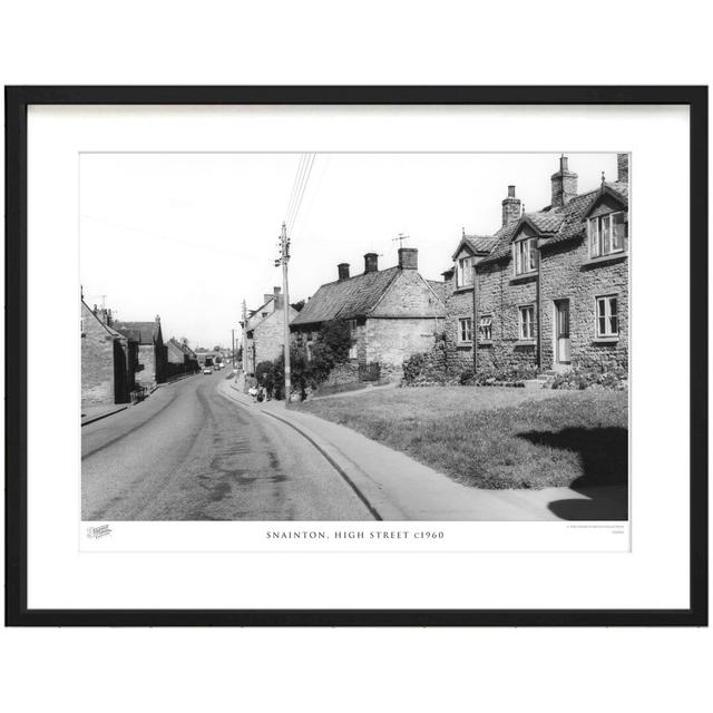 'Snainton, High Street C1960' by Francis Frith - Picture Frame Photograph Print on Paper The Francis Frith Collection Size: 40cm H x 50cm W x 2.3cm D on Productcaster.