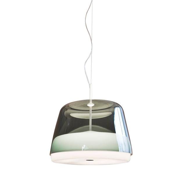 Elle 1 - Light Dome Pendant Prandina srl Shade Colour: Grey, Dimmable: Yes on Productcaster.