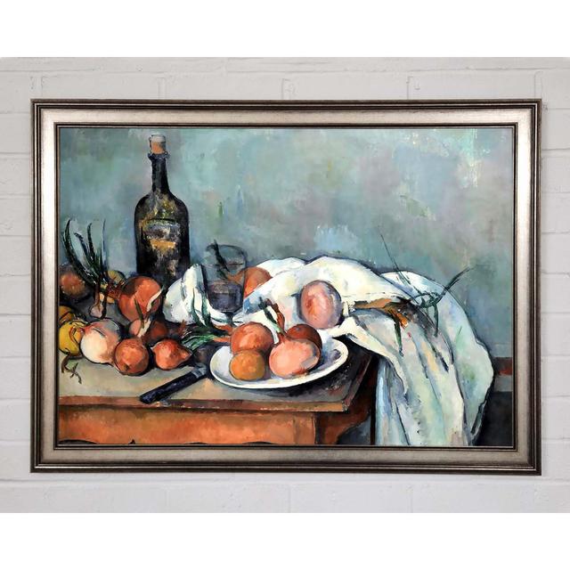 Cezanne Still Life with Onions - Single Picture Frame Art Prints Ophelia & Co. Size: 84.1cm H x 118.9cm W on Productcaster.