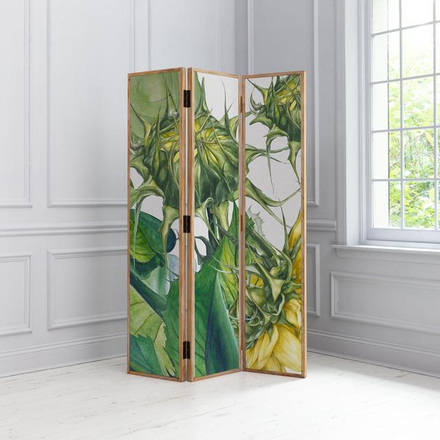 Easton 120cm W x 180cm H 3 - Panel Folding Room Divider Voyage Maison on Productcaster.