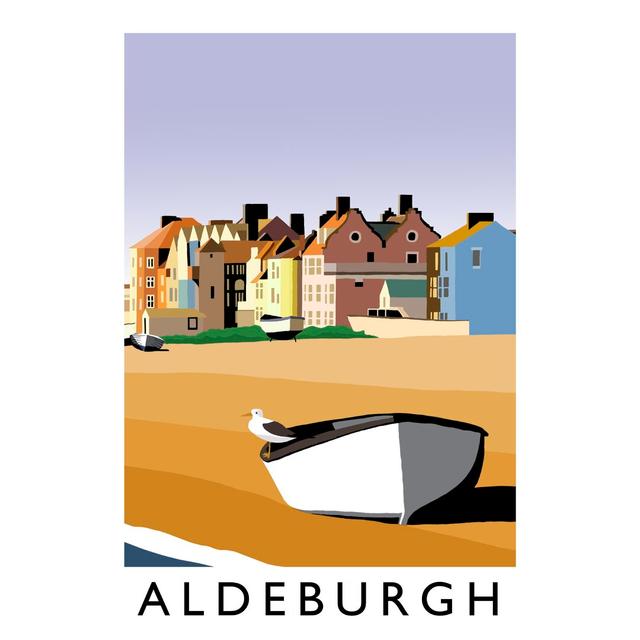 Aldeburgh by Richard O'Neil - Graphic Art Print on Paper George Oliver Format: Unframed, Size: 40 cm H x 30 cm W x 1 cm D on Productcaster.