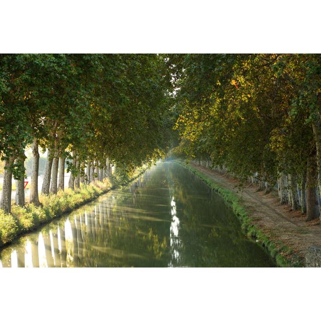 Lakey Canal Du Midi, France - Wrapped Canvas Photograph Alpen Home Size: 30cm H x 46cm W x 3.8cm D on Productcaster.