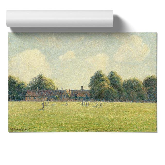 Hampton Court Green by Camille Pissarro - Unframed Painting East Urban Home Size: 30cm H x 42cm W x 0.1cm D on Productcaster.