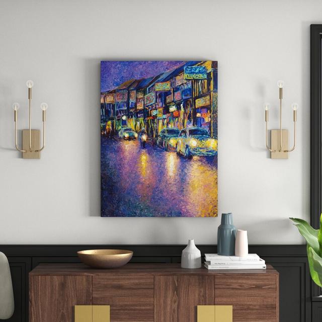 'My Thai Headlights' by Iris Scott Acrylic Painting Print on Wrapped Canvas East Urban Home Size: 101.6cm H x 76.2cm W on Productcaster.