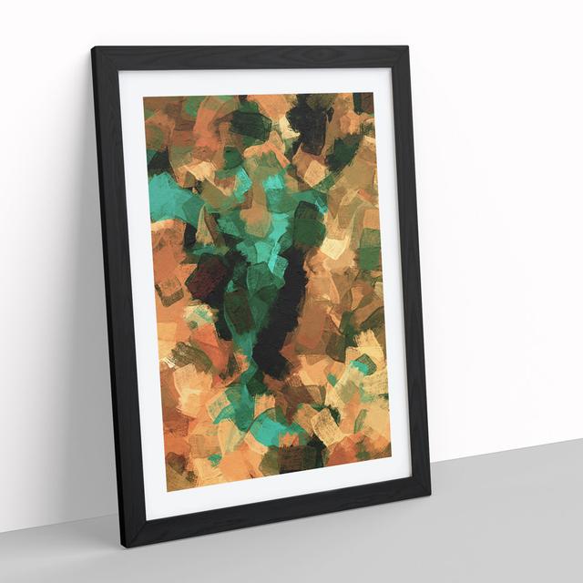 Crash in the Night Abstract - Picture Frame Painting Metro Lane Frame Colour: Black, Size: 46cm H x 34cm W x 2cm D on Productcaster.