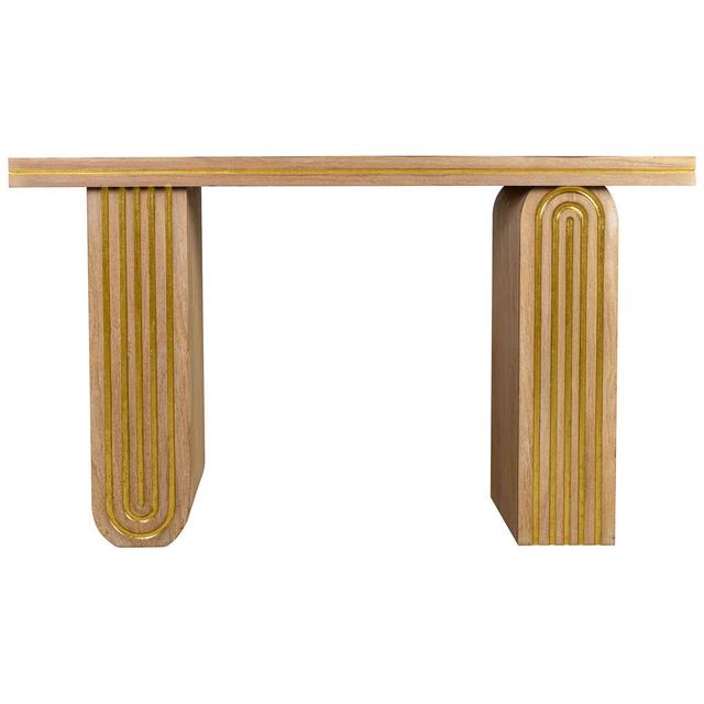 Betti 140.5cm Console Table Brayden Studio on Productcaster.