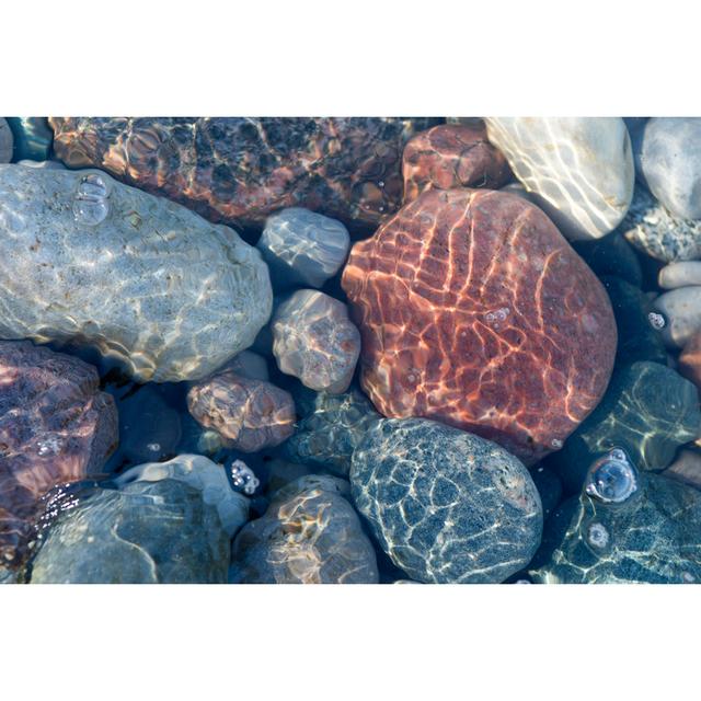 Stones In Water by Ailime - No Frame Art Prints on Canvas 17 Stories Size: 51cm H x 76cm W on Productcaster.