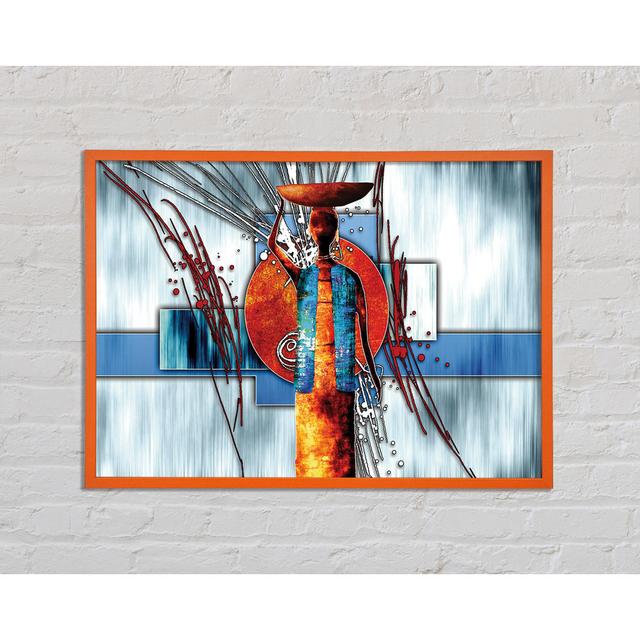 African Offering - Single Picture Frame Art Prints Ivy Bronx Size: 42cm H x 59.7cm W on Productcaster.