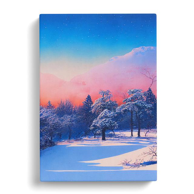 CAN-V0523-2802X Winter Forest Vol.5 - Wrapped Canvas Graphic Art Alpen Home Size: 76cm H x 50cm W x 3cm D on Productcaster.