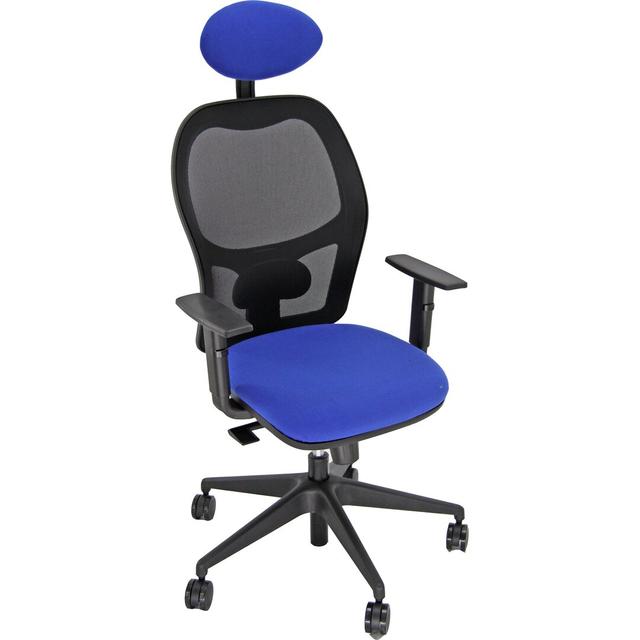 Cosetta Ergonomic Mesh Desk Chair Ebern Designs Upholstery Colour: Blue on Productcaster.