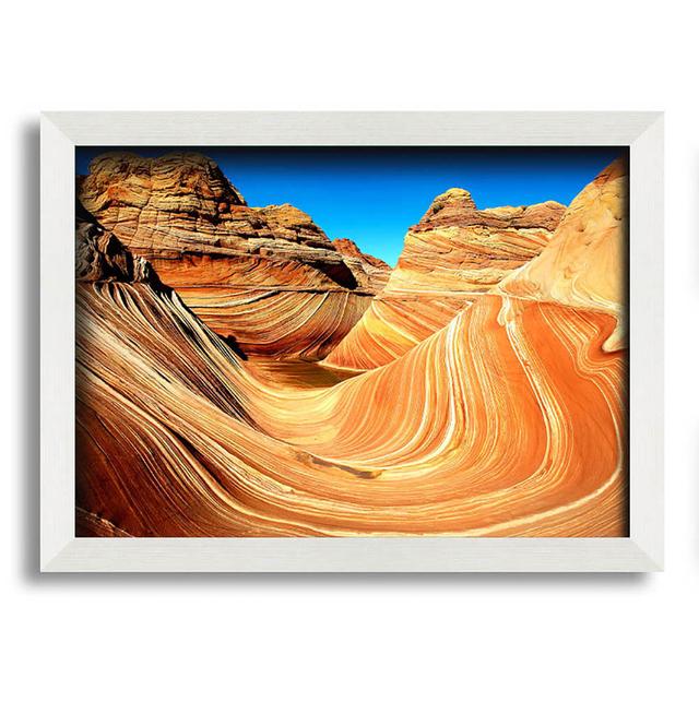 Johann Where the Water Use to Flow - Single Picture Frame Art Prints Natur Pur Size: 42cm H x 59.7cm W x 10cm D on Productcaster.