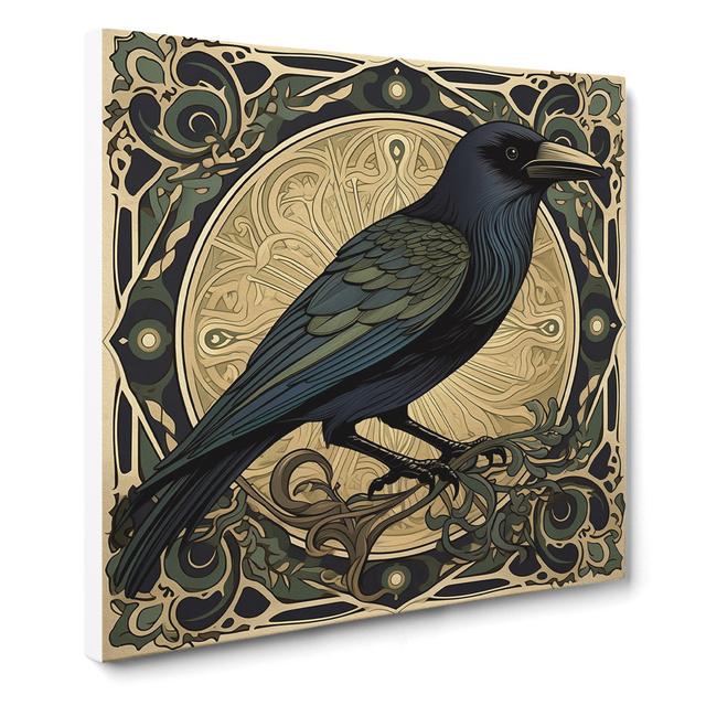 Crow Art Nouveau No.1 - Art Prints Marlow Home Co. on Productcaster.