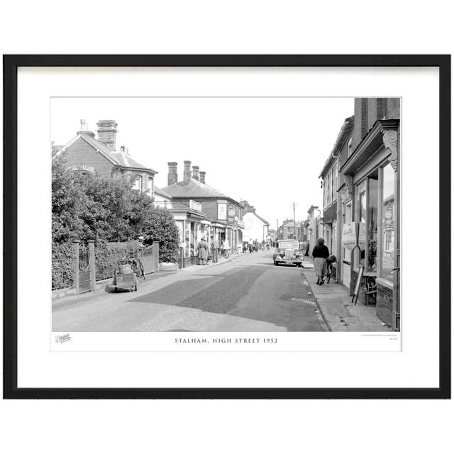 'Stalham, High Street 1952' by Francis Frith - Picture Frame Photograph Print on Paper The Francis Frith Collection Size: 28cm H x 36cm W x 2.3cm D on Productcaster.