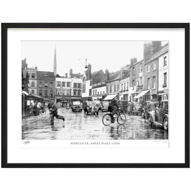 'Worcester, Angel Place C1950' by Francis Frith - Picture Frame Photograph Print on Paper The Francis Frith Collection Size: 60cm H x 80cm W x 2.3cm D on Productcaster.