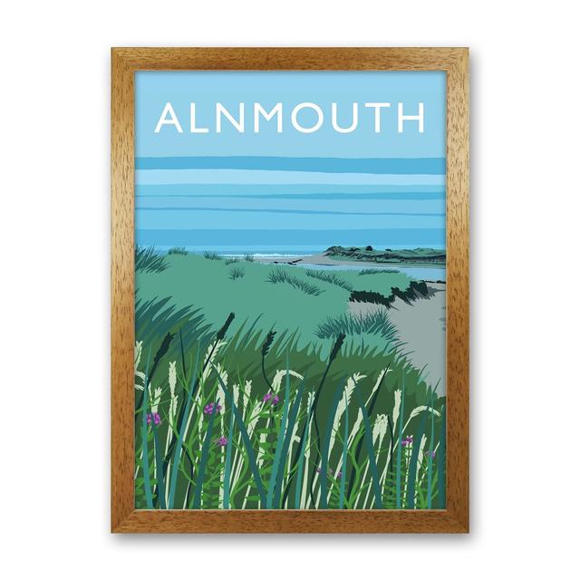 Alnmouth Portrait by Richard O'Neill - Graphic Art Corrigan Studio Format: Brown Framed, Size: 34cm H x 25cm W x 3cm D on Productcaster.