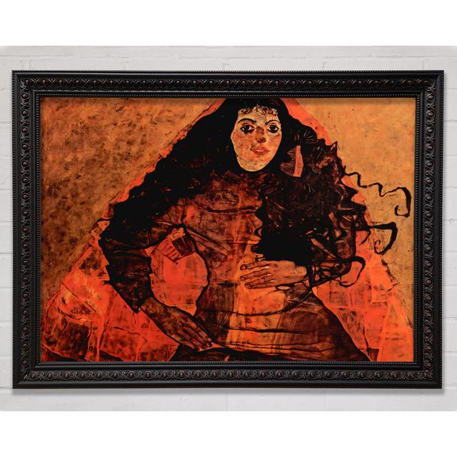 Schiele Portrait Of Trude Engel Framed Print Bright Star Size: 29.7cm H x 42cm W x 3cm D on Productcaster.