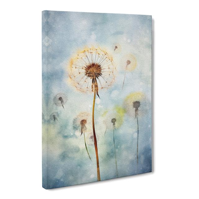 Dandelion Abstract - Print Marlow Home Co. Size: 50cm H x 35cm W x 3cm D on Productcaster.