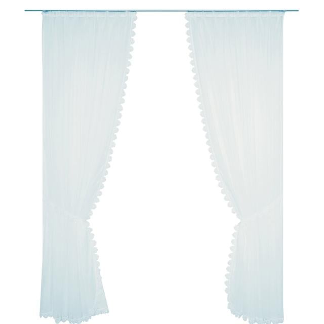 Colmenero Pencil Pleat Semi-Sheer Single Curtain Etta Avenue Panel Size: 150 W x 140 D cm on Productcaster.