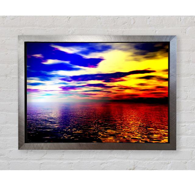 Rainbow Beach Ocean - Single Picture Frame Art Prints Bright Star Size: 84.1cm H x 118.9cm W on Productcaster.