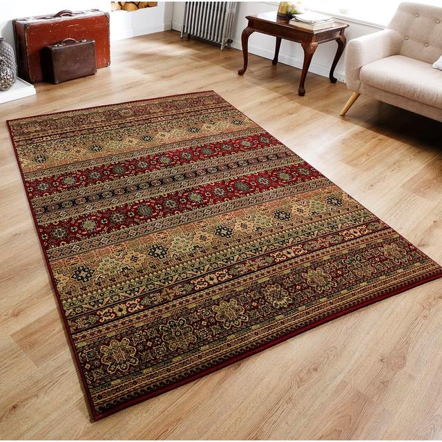 Boulder Brook Southwestern Machine Woven Red Area Rug Three Posts Rug Size: Rectangle 160 x 235cm on Productcaster.