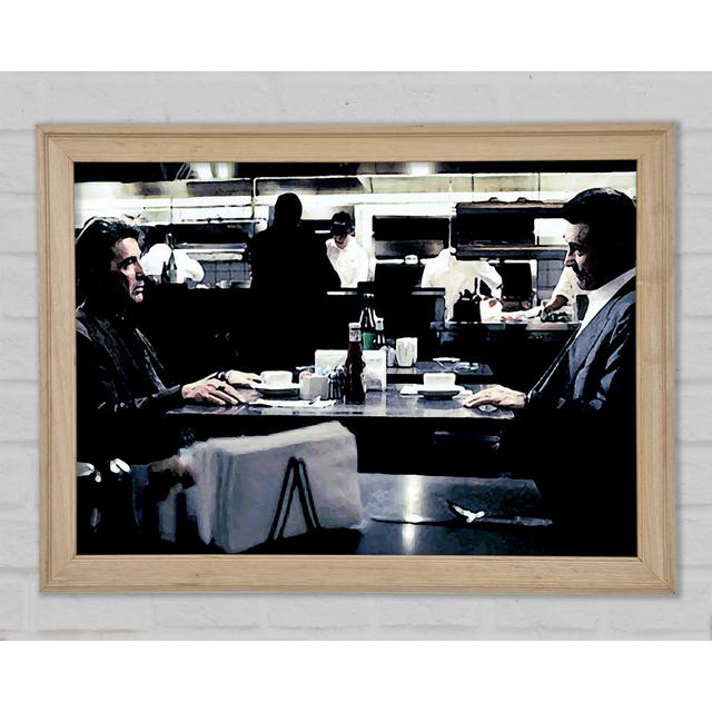 Heat Al Pacino Robert De Niro Face Off - Single Picture Frame Art Prints 17 Stories Size: 29.7cm H x 42cm W x 1.5cm D on Productcaster.