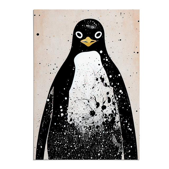 Penguin Graffiti No.5 House of Hampton Format: Paper, Matte Colour: No Matte, Size: 42cm H x 29.7cm W on Productcaster.