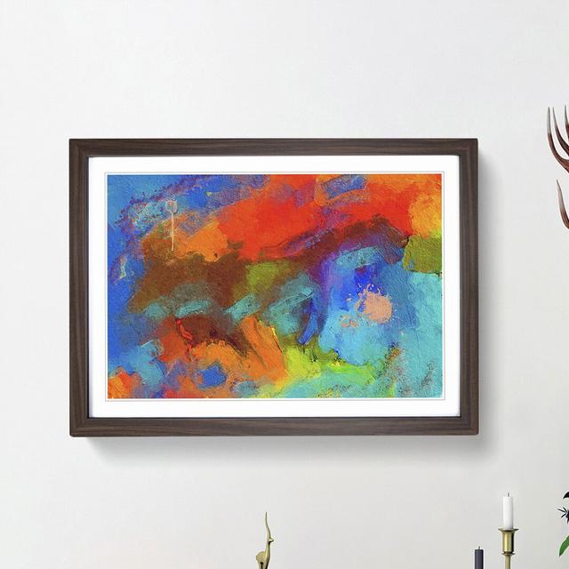 Abstract Vol.93 by S.Johnson - Single Picture Frame Print East Urban Home Size: 33cm H x 45cm W x 2cm D, Frame Option: Walnut Framed on Productcaster.