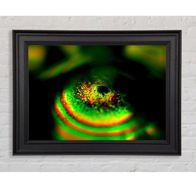 Piercing Green Framed Print Ebern Designs Size: 42cm H x 59.7cm W on Productcaster.