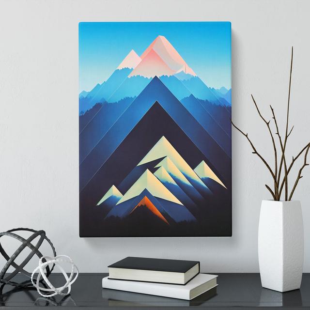 CAN-V0523-2642X Unique Mountain Vol.3 - Wrapped Canvas Print Alpen Home Size: 60cm H x 40cm W x 3cm D on Productcaster.