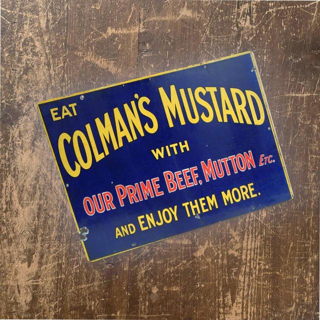 Colmans Mustard with Beef Wall Décor East Urban Home Size: 28cm H x 40cm W on Productcaster.